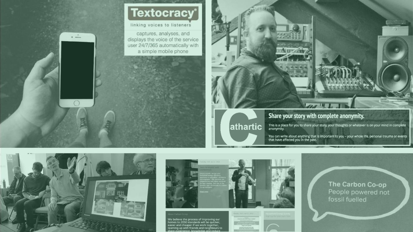 Textocracy, Cathartic, Carbon Coop